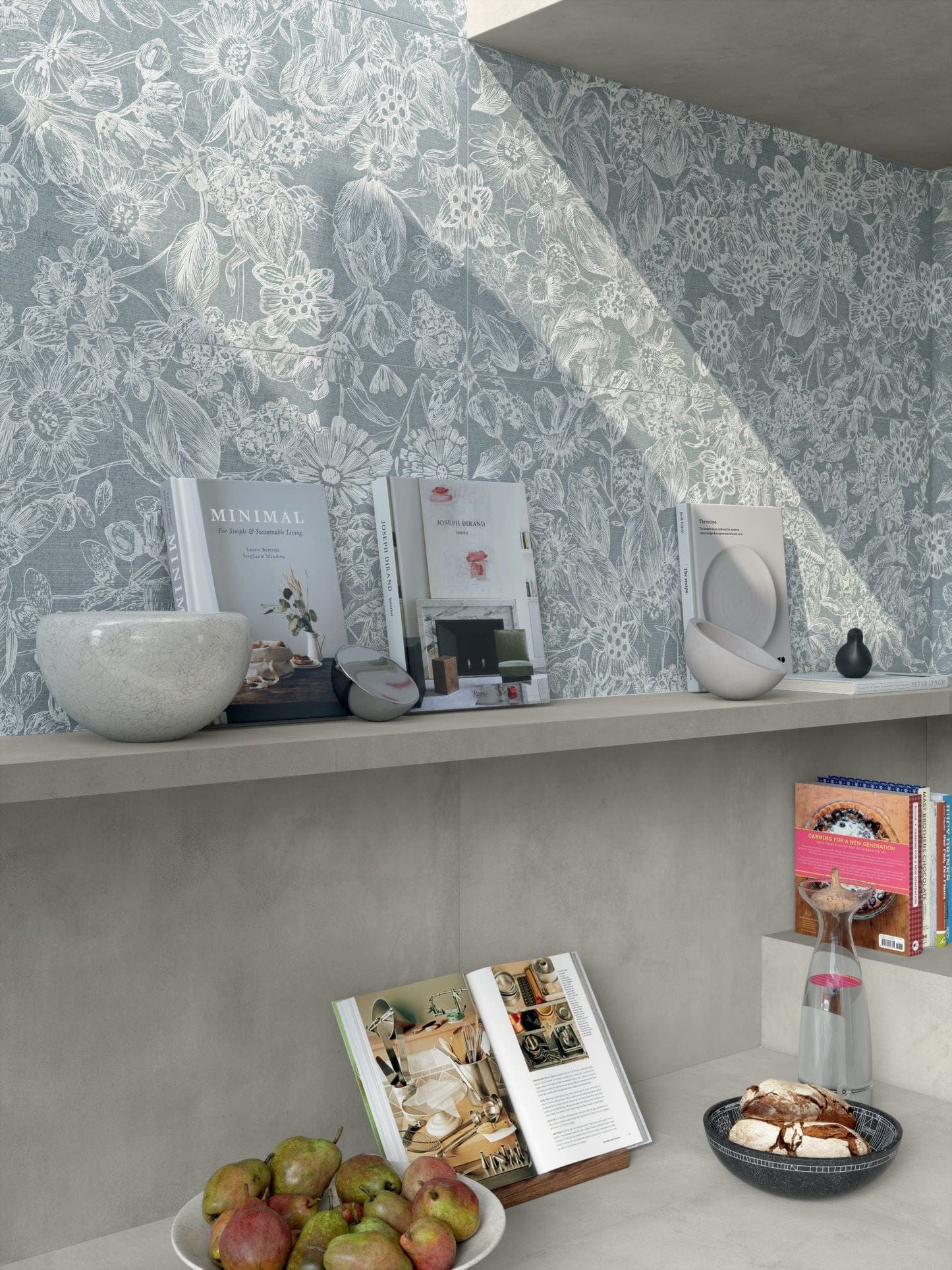 Wonderland Series - Floral Bay Satin 500x1200mm Ceramic Tile