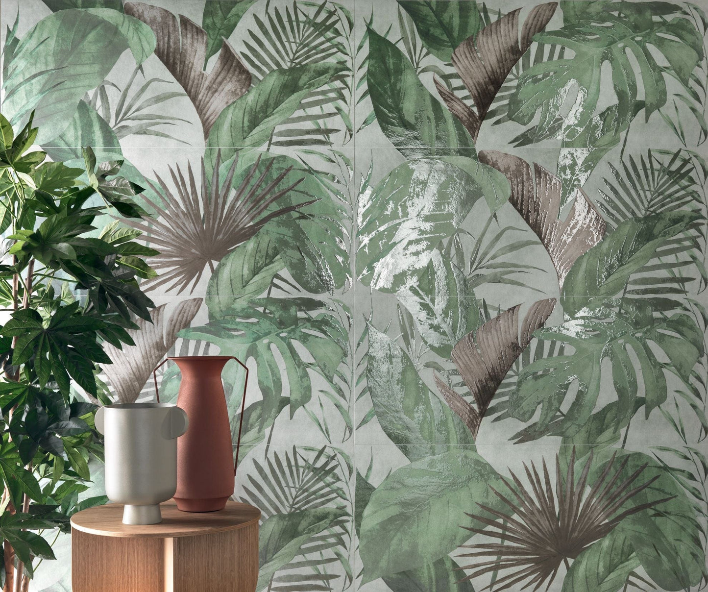 Wonderland Series - Wild Foliage Satin 500x1200mm Ceramic Tile