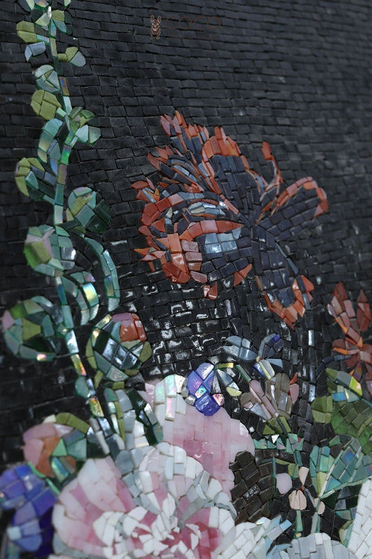 Twilight Bouquet Glass Mosaic