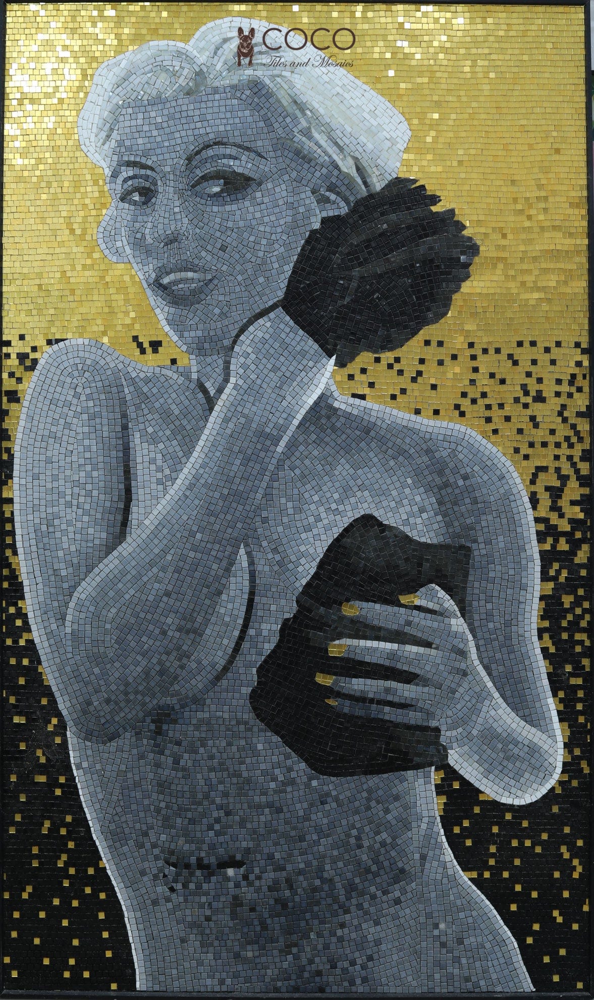 Starlit Diva Glass Mosaic Art