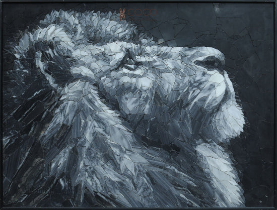 The Eternal King Stone Mosaic Art