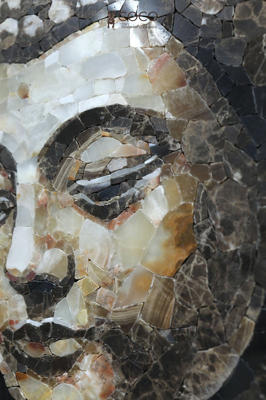 Buddha’s Wisdom Stone Mosaic Art