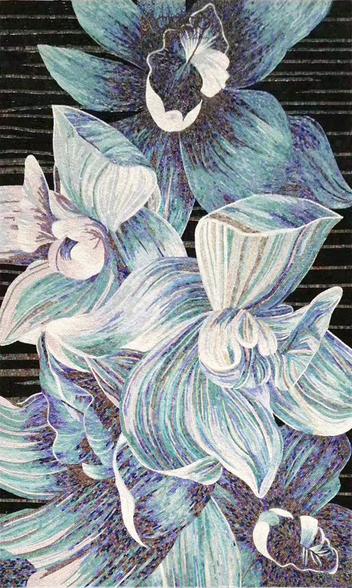 Mystic Bloom Wall Mosaic