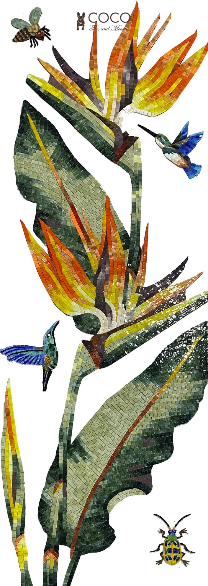 Nature’s Dance Wall Mosaic Art