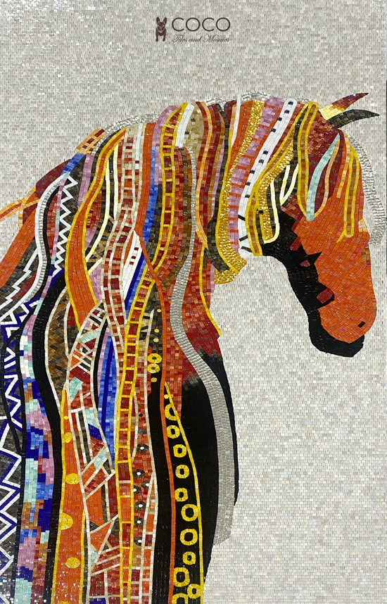 Patterned Majesty Mosaic Wall Art