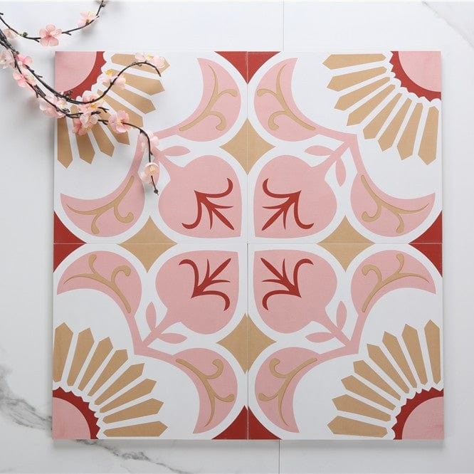 Pink Lovers Series - Love At First Sight Satin 300x300mm Ceramic Tile