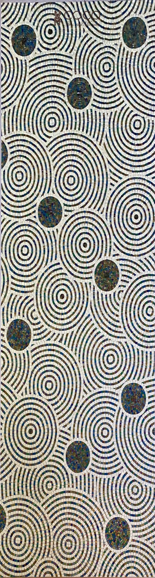 Rhythm of Circles Mosaic Art