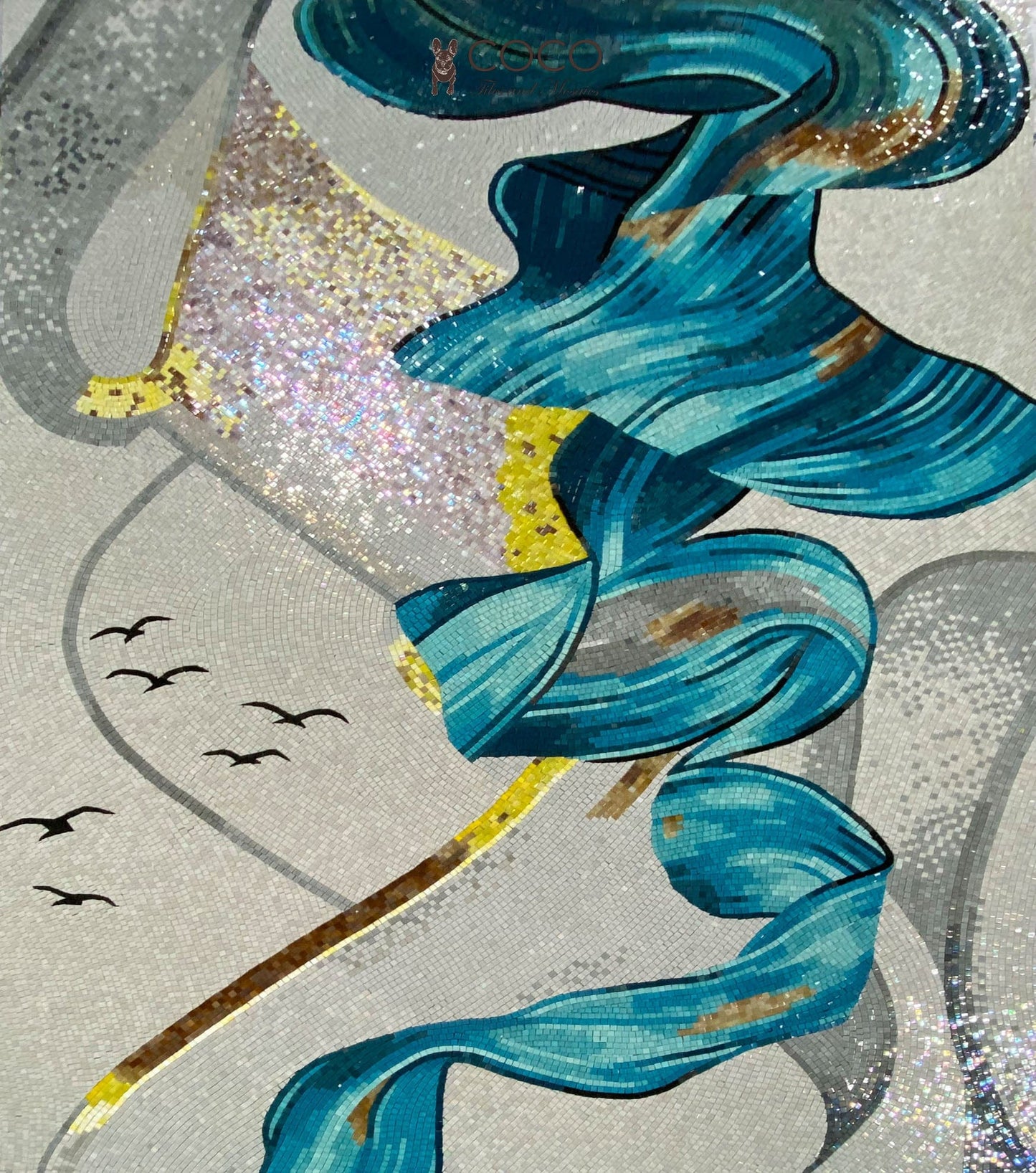 Ribbon of Dreams Mosaic Art