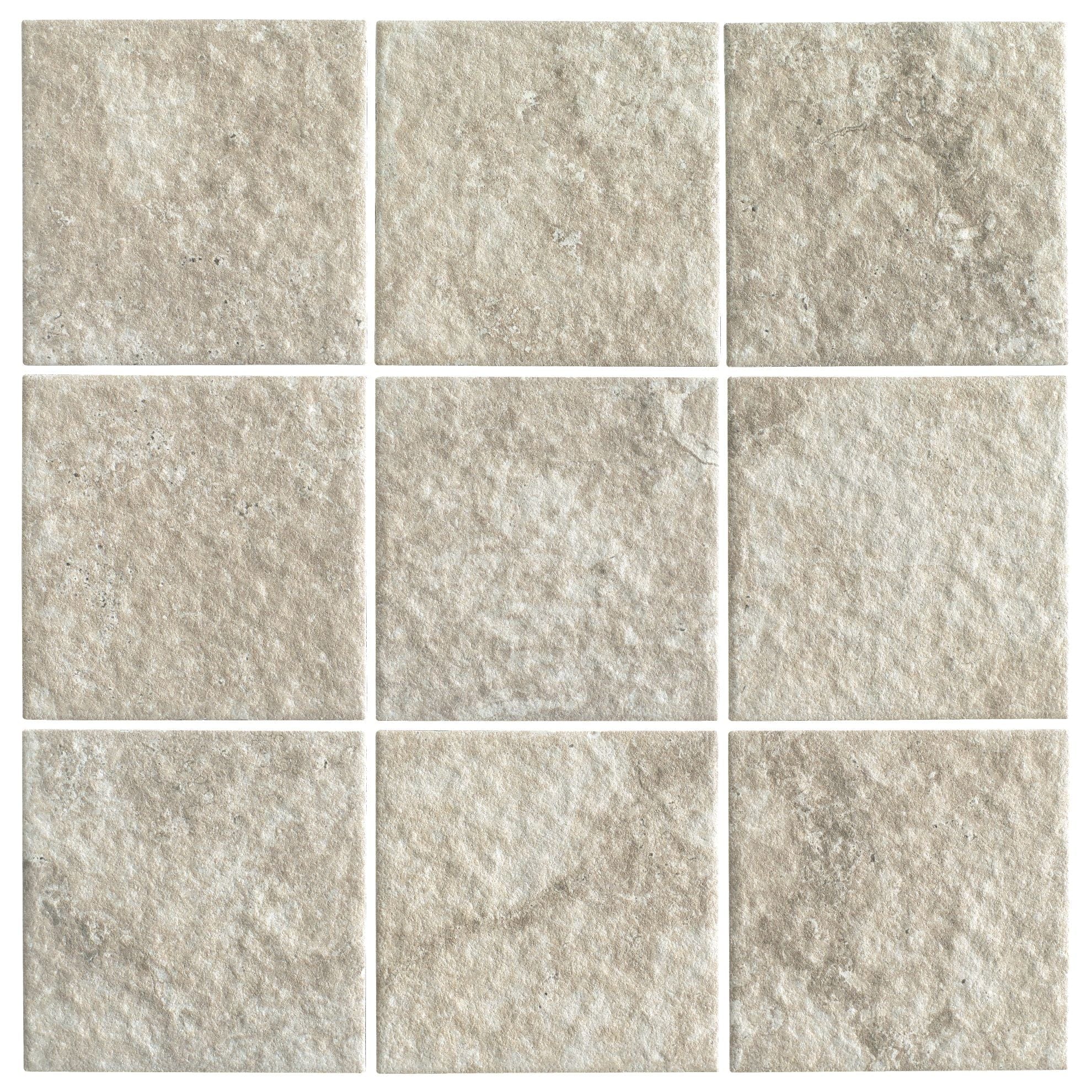 Hidden Gem Series - Chalk Naturale Matte 97x97mm Mosaic Tile