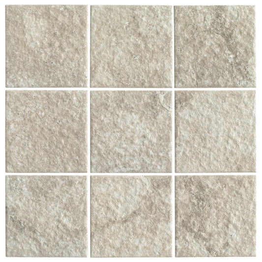 Hidden Gem Series - Chalk Naturale Matte 97x97mm Mosaic Tile