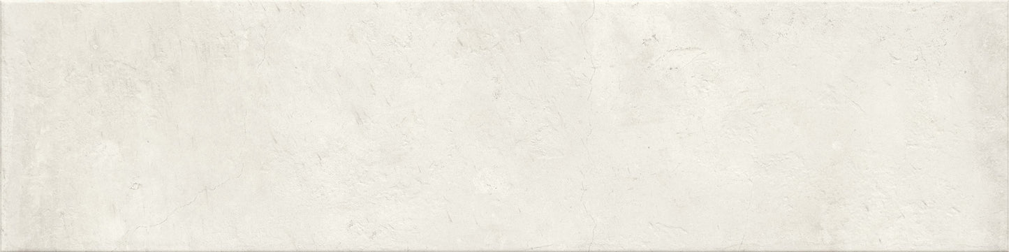 Cut Sample - Blend Series - White Natural 249x1000mm Porcelain Tile (Cut Size: Approx. 100x249 mm)