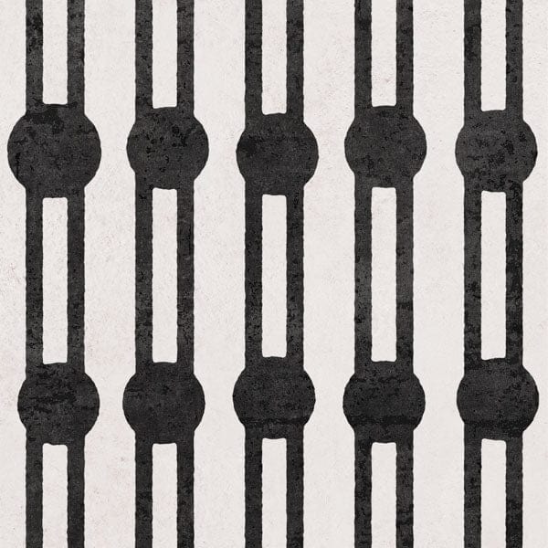 GeoMod Series - Noir Nexus Natural 305x305mm Porcelain Tile
