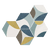 KaleidoCraft Series - Ocean Whisper Natural 250x290mm Hexagon Porcelain Tile