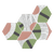 KaleidoCraft Series - Spring Fusion Natural 250x290mm Hexagon Porcelain Tile