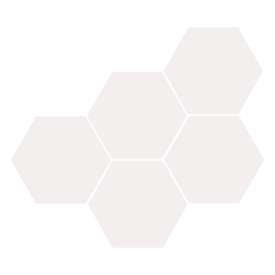 KaleidoCraft Series - Timeless Ivory Natural 250x290mm Hexagon Porcelain Tile