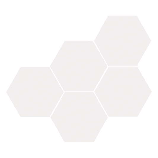 KaleidoCraft Series - Timeless Ivory Natural 250x290mm Hexagon Porcelain Tile