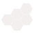 KaleidoCraft Series - Timeless Ivory Natural 250x290mm Hexagon Porcelain Tile