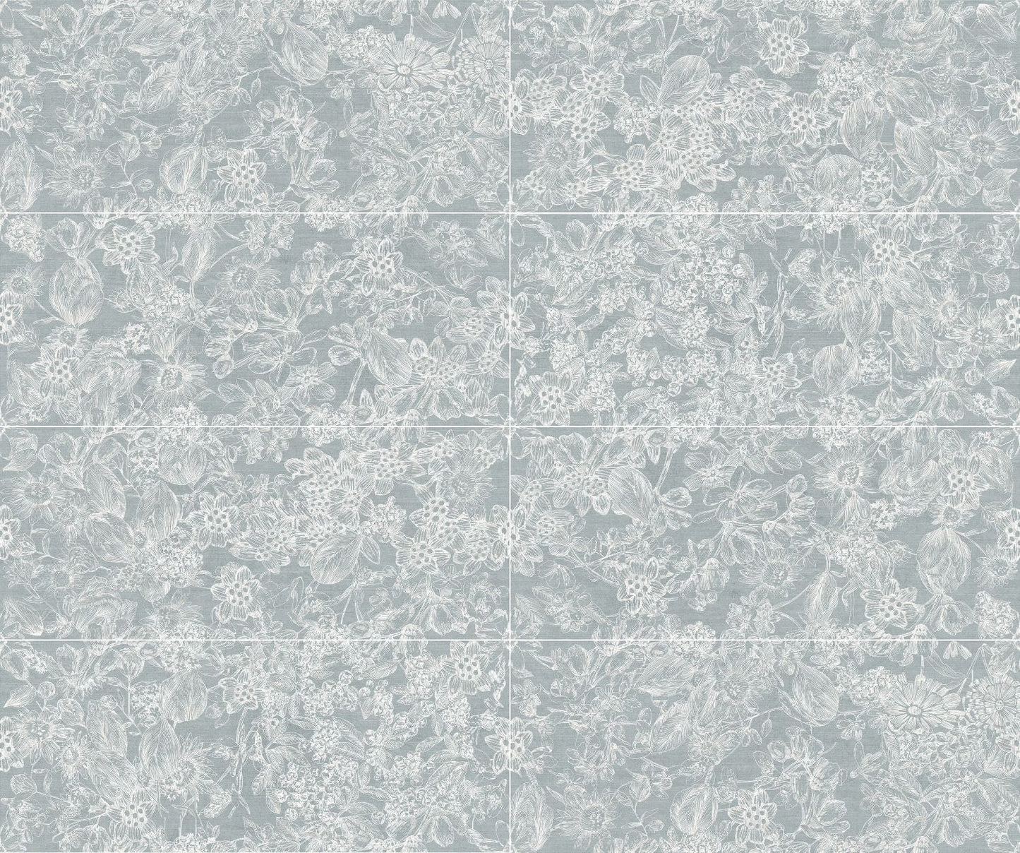 Wonderland Series - Floral Bay Satin 500x1200mm Ceramic Tile