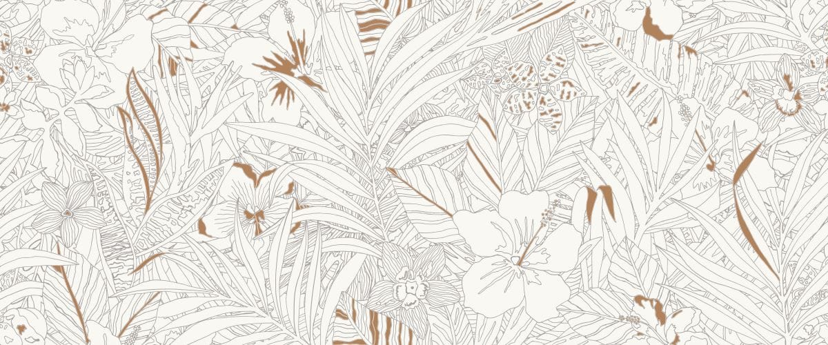Wonderland Series - Coral Jungle Satin 500x1200mm Ceramic Tile