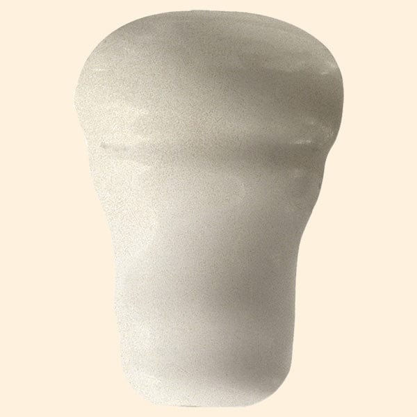Vintage Chic Series - Alabaster Gloss Spot Midi Ceramic Chair Rail Corner Piece