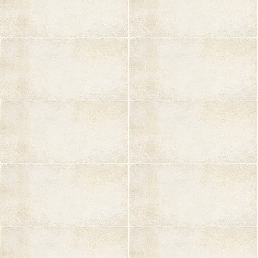 Vintage Chic Series - Alabaster Gloss Mini 165x330mm Ceramic Tile