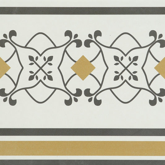 Cnr & Brd Series - Missing Piece Satin (Border) 300x300mm Ceramic Tile