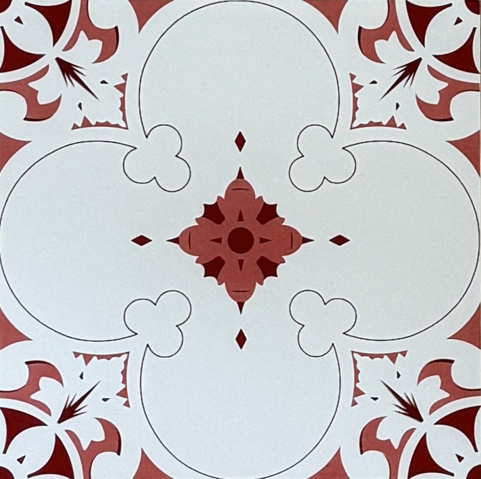 Forever Classic Series - Fairytale Red Satin 300x300mm Ceramic Tile
