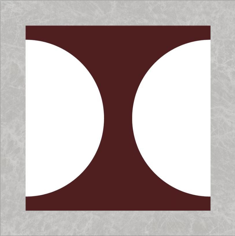 Geometry Bohemian Series - Cosmic Duality Satin 300x300mm Ceramic Tile
