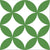 Green Magic Series - Lots of Love Satin 300x300mm Ceramic Tile