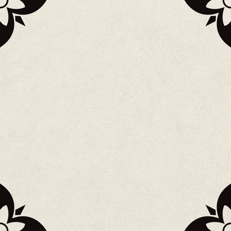 Modern Monochrome Series - Black Lace Matte 300x300mm Porcelain Tile