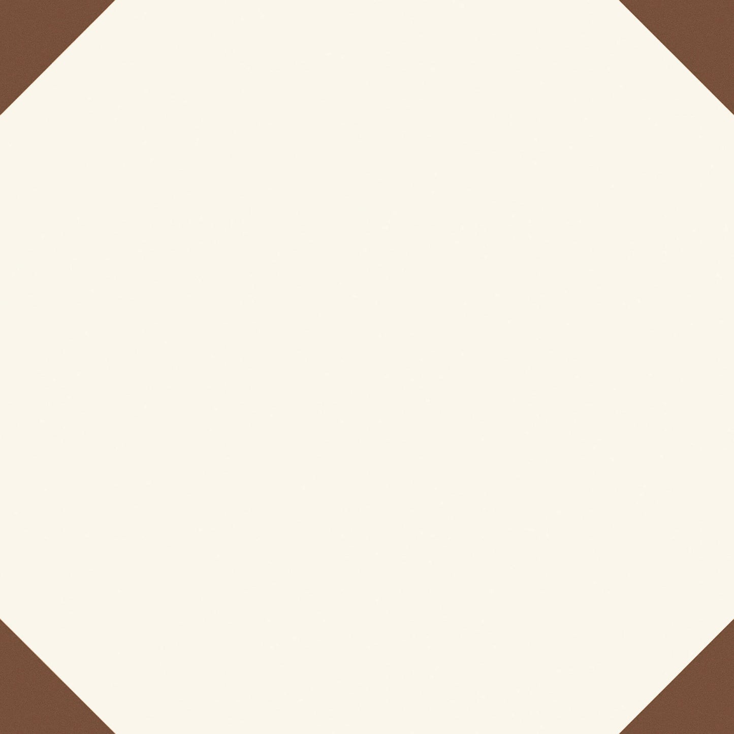 Full-Size Sample - Modern Monochrome Series - Frequency Terracotta Matte 300x300mm Porcelain Tile