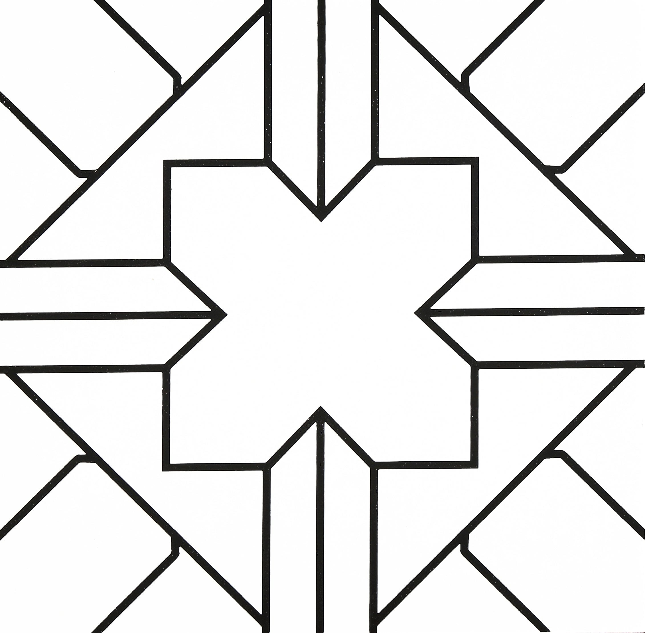 Geometry Bohemian Series - X Factor Satin 300x300mm Ceramic Tile