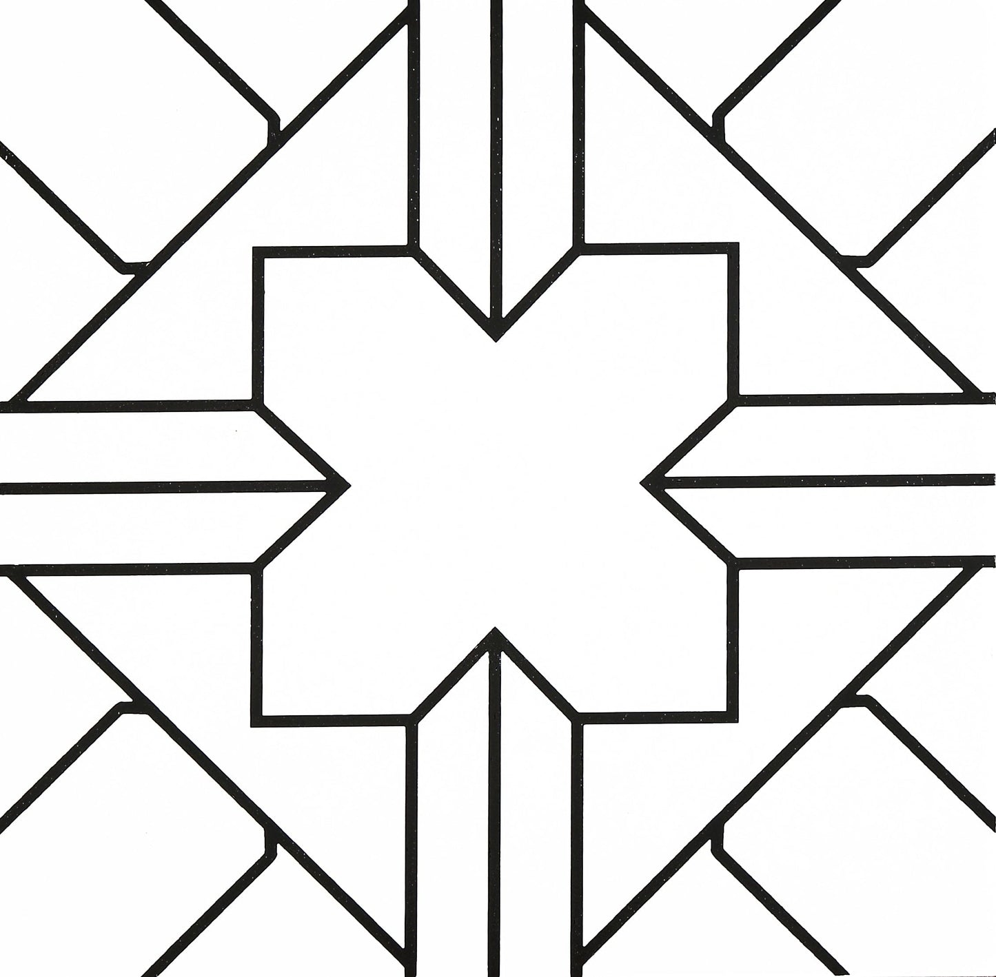 Full-Size Sample - Geometry Bohemian Series - X Factor 300x300mm Ceramic Tile