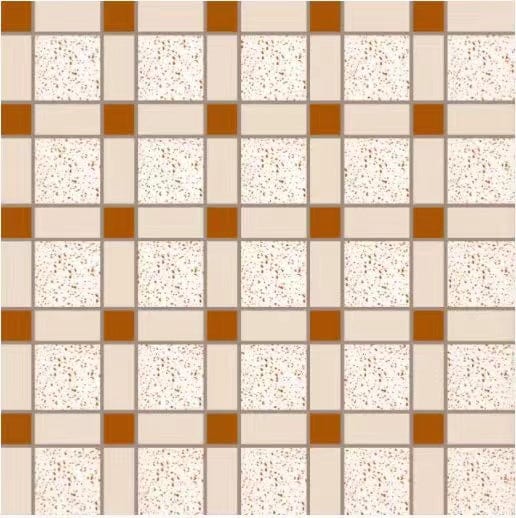 Full-Size Sample - Retro Metro Series - Yesterday (Red) 300x300mm Ceramic Tile
