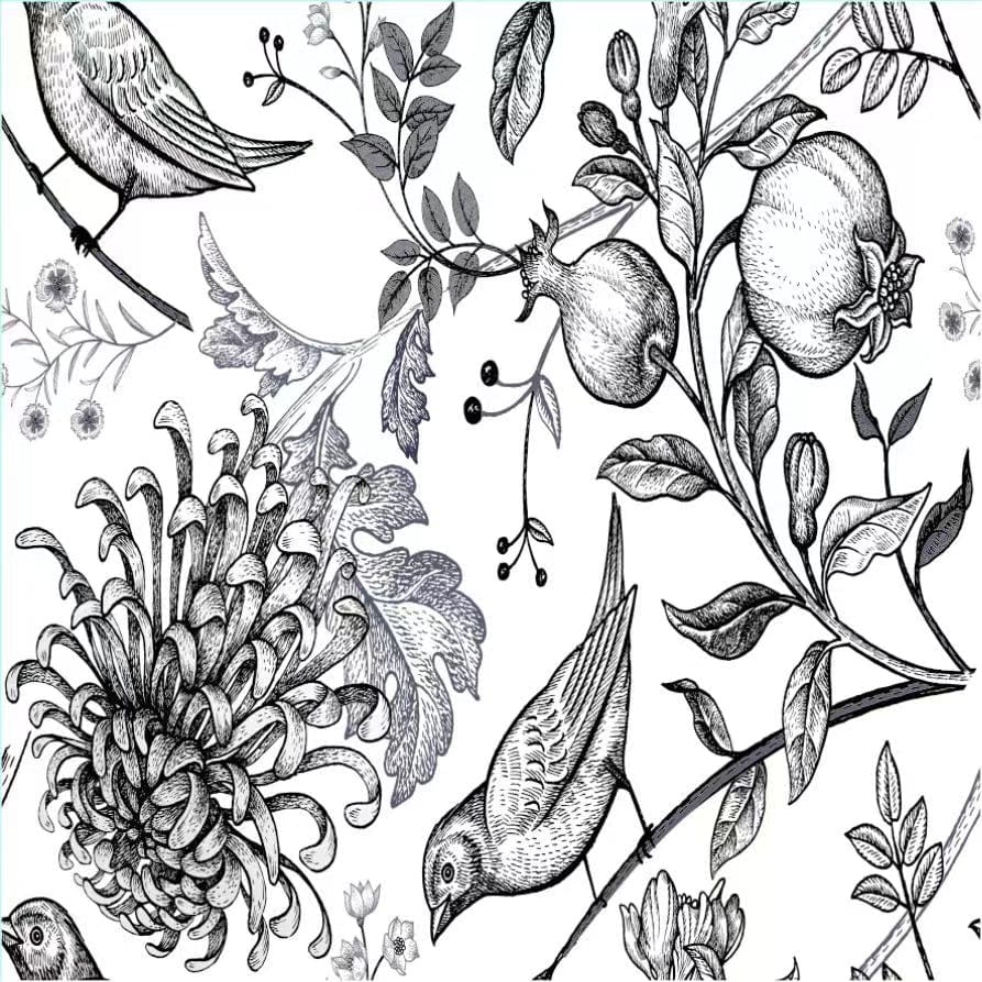 Red Room Series - Bird of Space Satin 300x300mm Ceramic Tile