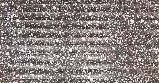 Recreated Terrazzo Series - Carbon Satin 300x600mm 3D Wavy Textured Ceramic Tile