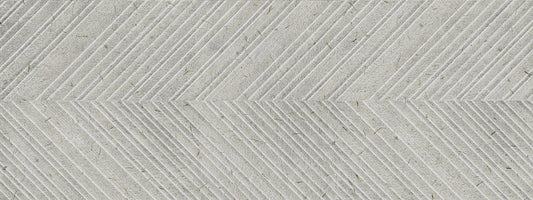 W Series - Cloud Textured Herringbone Satin 300x800mm Ceramic Tile
