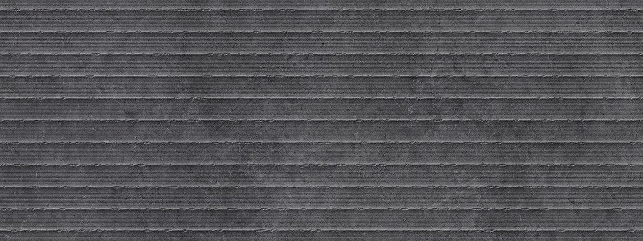 Zen Series - Dark Grey Swirls Matte 300x800mm Porcelain Tile