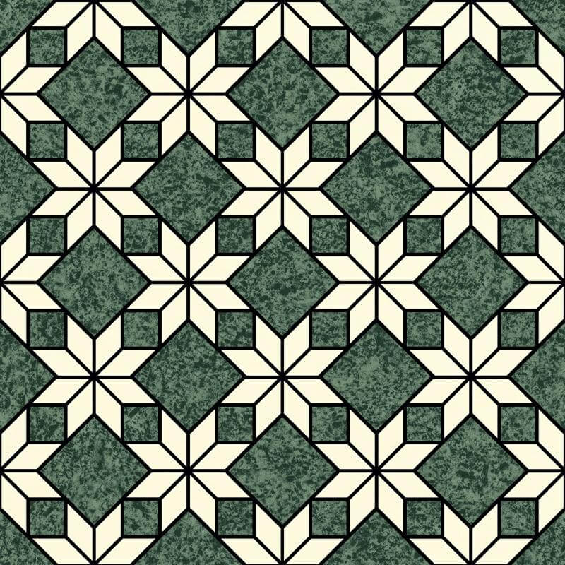 Metro Mod Series - Moroccan Star Satin 400x400mm Porcelain Tile