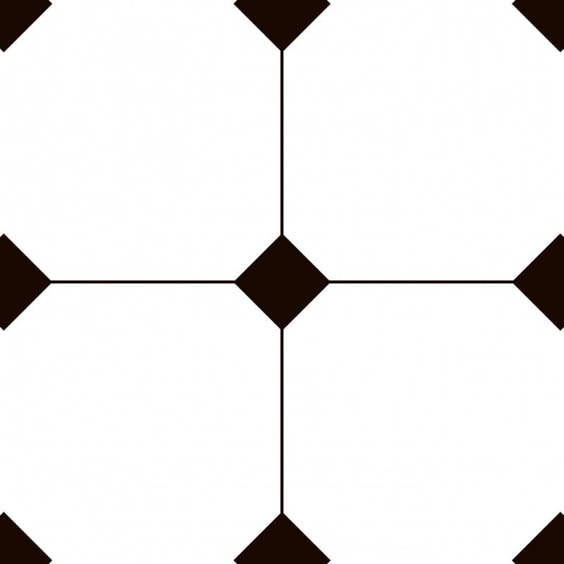 Metro Mod Series - Noir Quad Satin 400x400mm Porcelain Tile