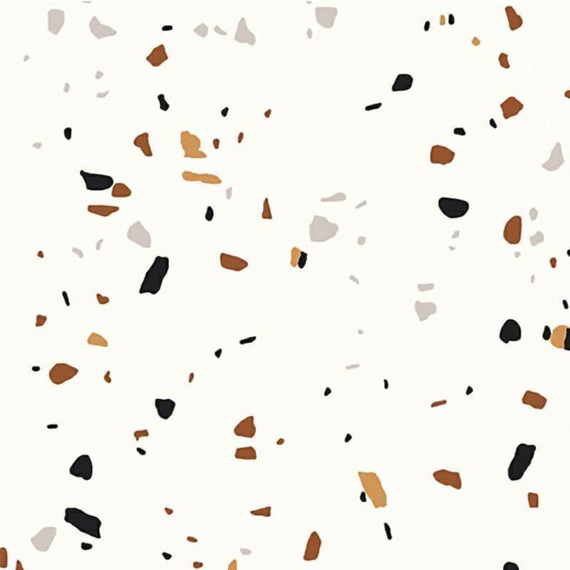 Recreated Terrazzo Series - Desert Splatter Satin 400x400mm Ceramic Tile