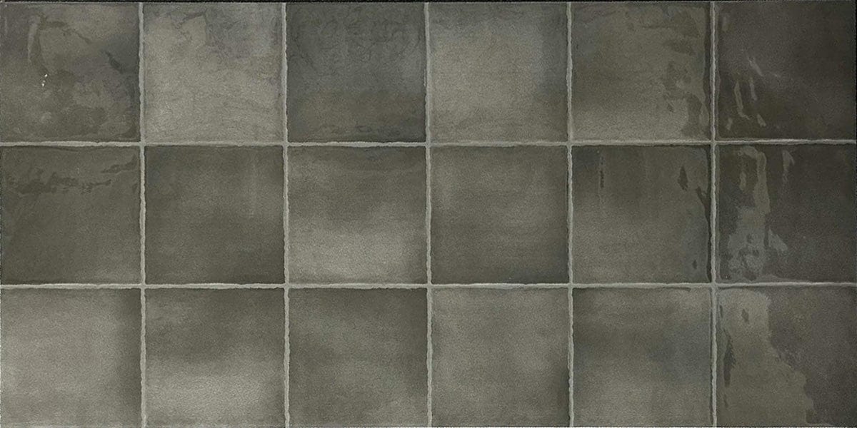 Cut Sample - Moroccan Glaze Series - Between Smoke Gloss 400x800mm Porcelain Tile (Cut Size: Approx. 266x400 mm)