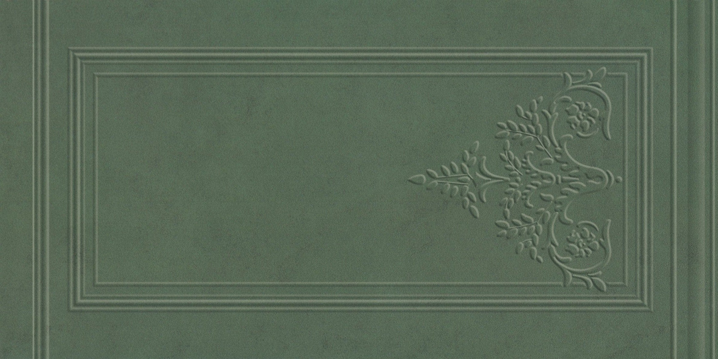 Manor Series - Baroque Blossom Mystic Moss Satin 400x800mm Ceramic Tile