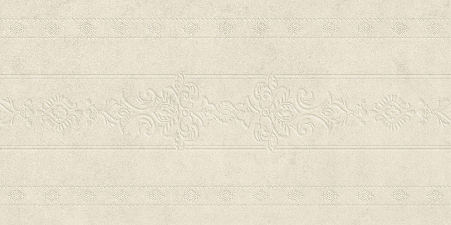 Manor Series - Elysian Etchings Misty Dawn Satin 400x800mm Ceramic Tile