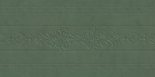 Manor Series - Elysian Etchings Mystic Moss Satin 400x800mm Ceramic Tile
