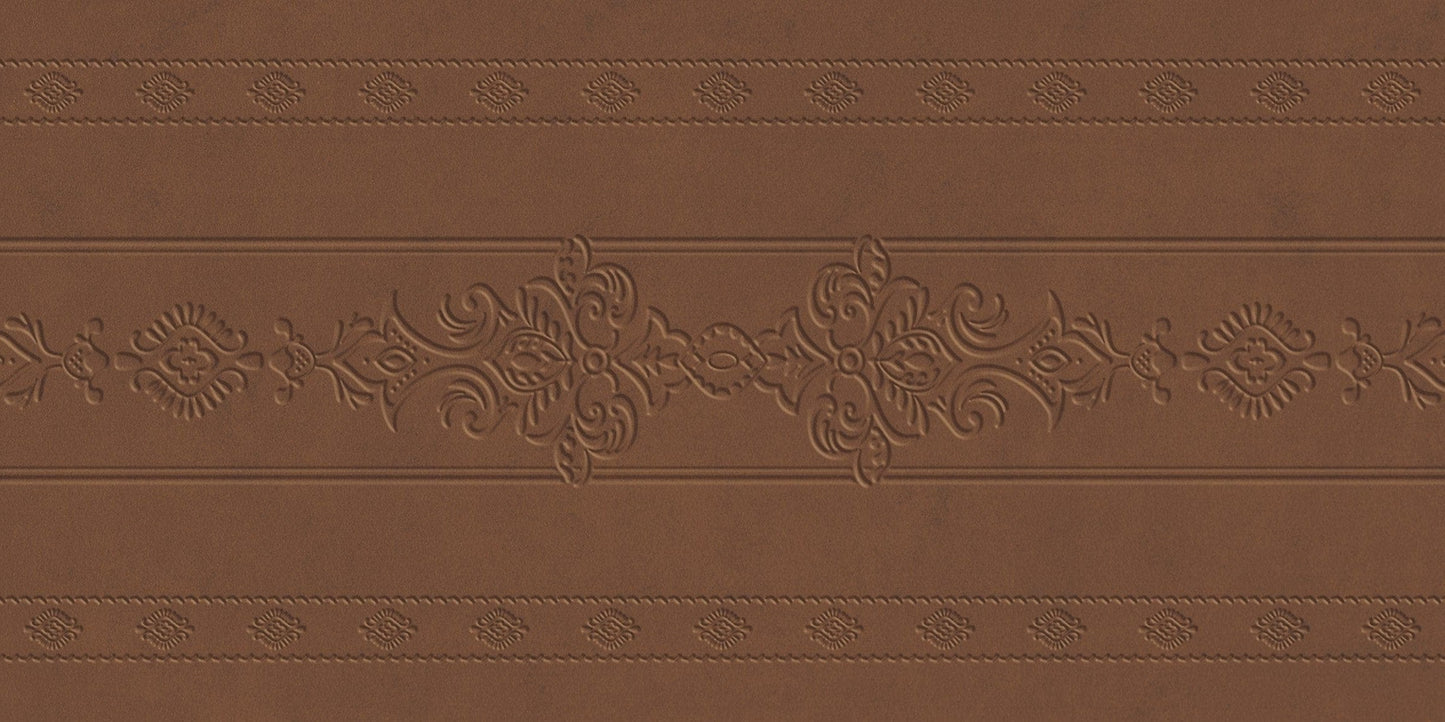 Manor Series - Elysian Etchings Autumn Bronze Satin 400x800mm Ceramic Tile