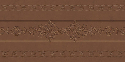 Manor Series - Elysian Etchings Autumn Bronze Satin 400x800mm Ceramic Tile