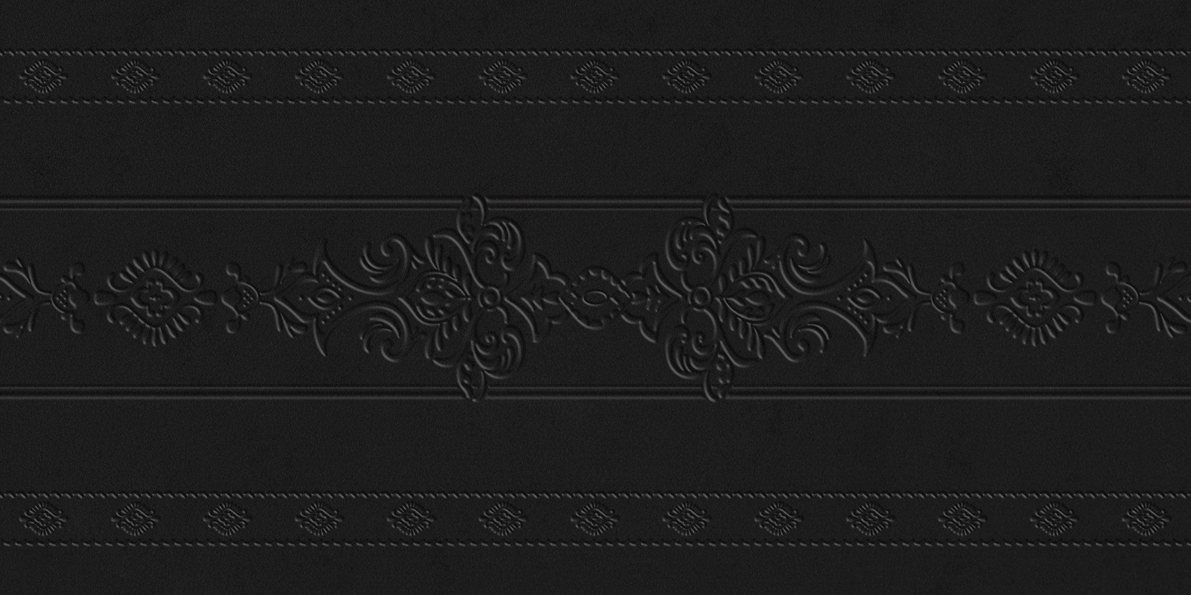 Manor Series - Elysian Etchings Midnight Majesty Satin 400x800mm Ceramic Tile