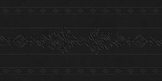 Manor Series - Elysian Etchings Midnight Majesty Satin 400x800mm Ceramic Tile