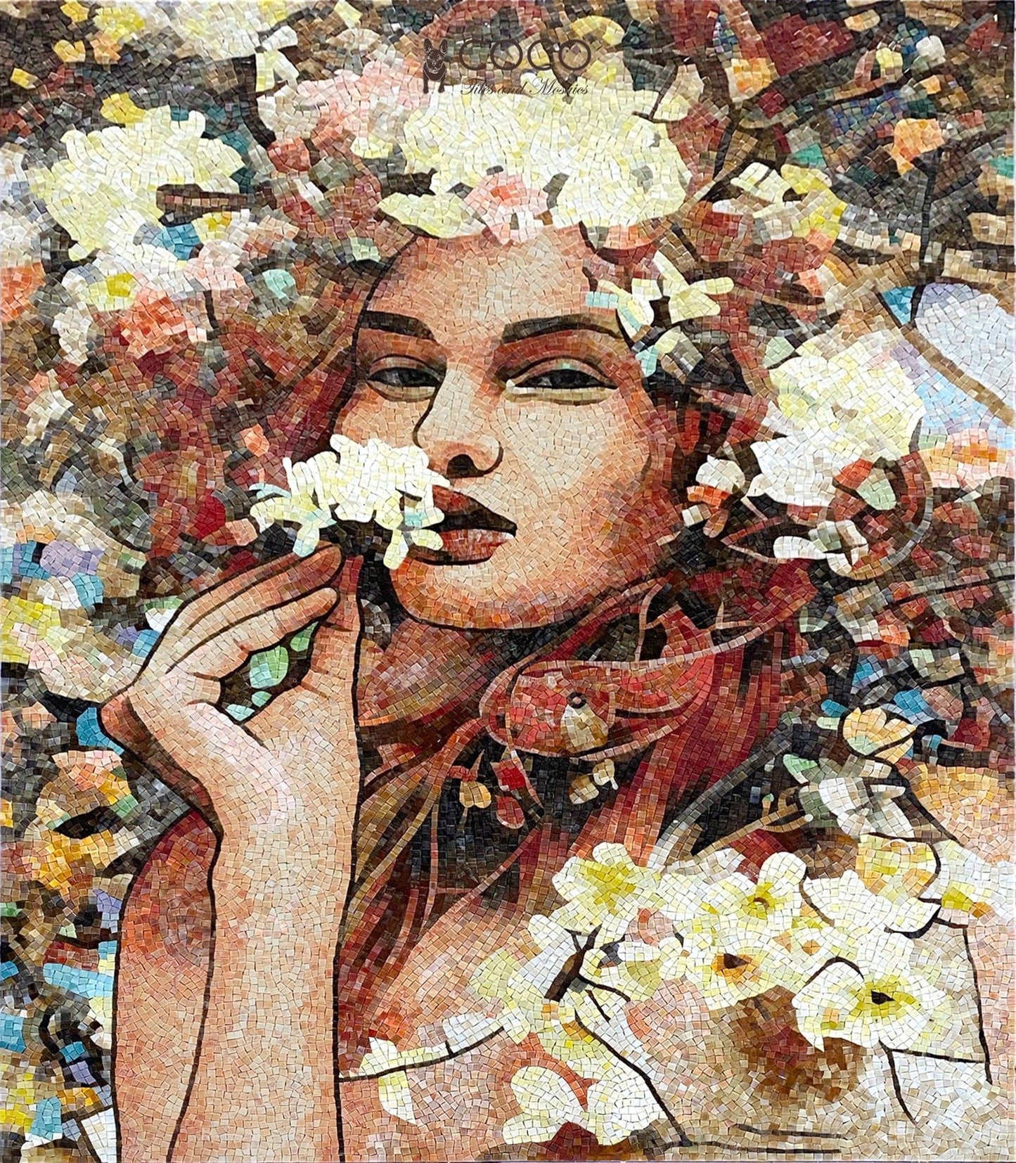 Whisper of Spring Mosaic Tile